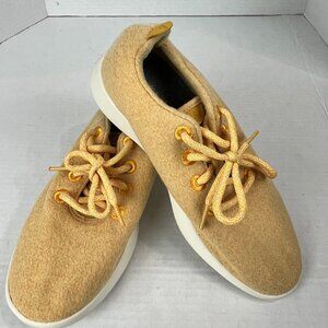 Women's Yellow Tie Allbirds Sneakers Size US 9